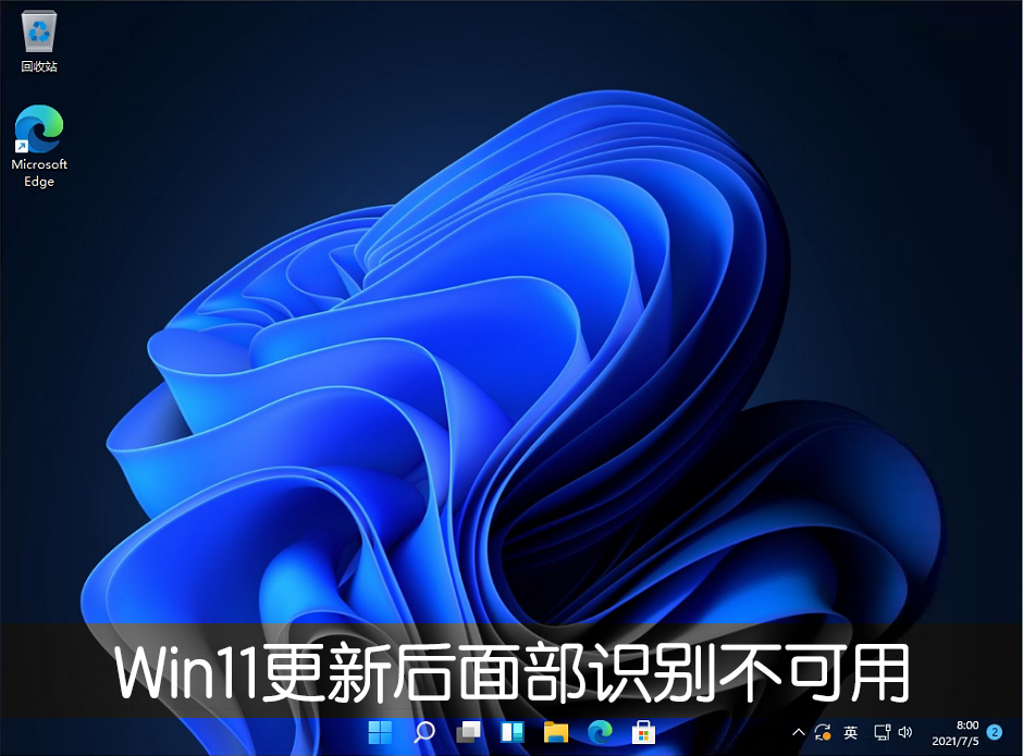 Windows 11更新22000.1零零后面部辨别不可用如何解决?