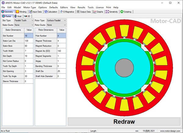 ANSYS Motor-CAD【电机设计软件】v2021.12.1.17 最新版